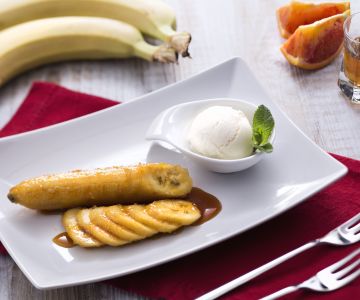 Geflambeerde Bananen