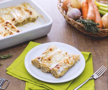 Gevulde cannelloni met vlees op Umbrische wijze