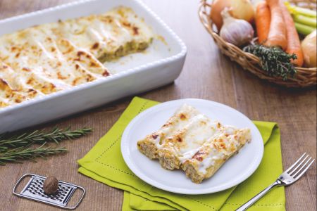 Gevulde cannelloni met vlees op Umbrische wijze