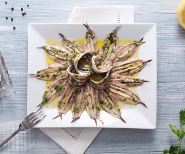 Gemarineerde ansjovis