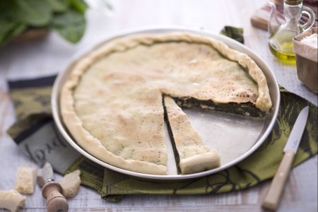 Erbazzone of scarpazzone