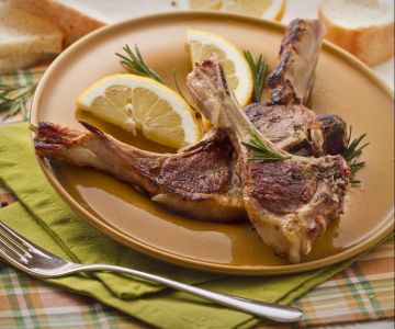 Lamskoteletjes op z'n Romeins