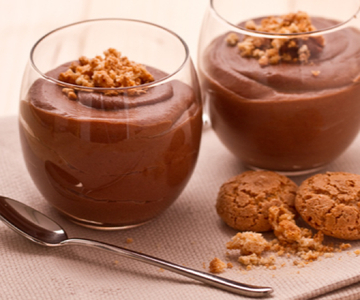 Amaretti, kastanje en mascarpone glaasjes