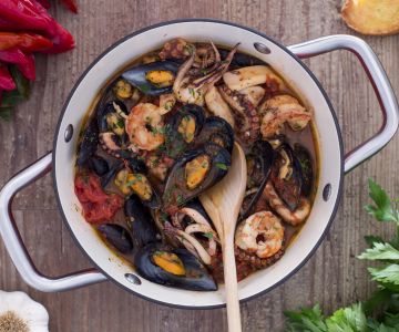 Napolitaanse mosselsoep