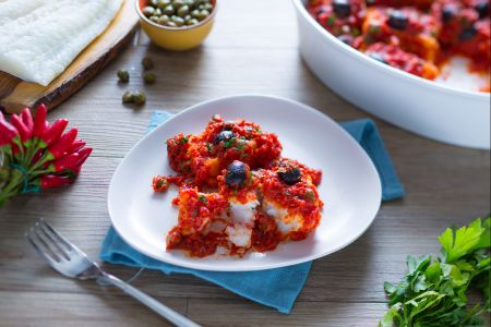 Napolitaanse gestoomde kabeljauw