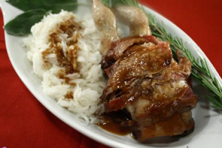 Kwartels met Spek en Rijst