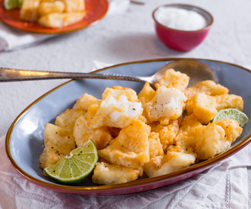 Gefrituurde Kabeljauw