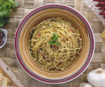 Pasta met broodkruim