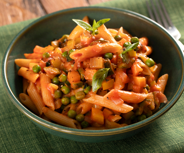 Penne met groentensaus