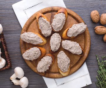 Crostini met champignonpaté
