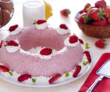 Aardbeienbavarois
