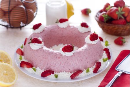 Aardbeienbavarois