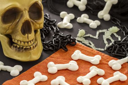 Meringue Botten voor Halloween