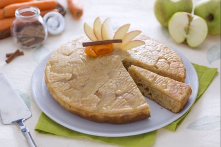 Appel en Wortel Taart