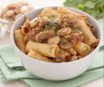 Rigatoni land en zee