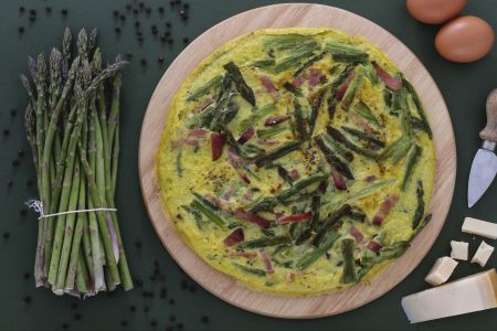 Wilde Asperges Omelet met Spek