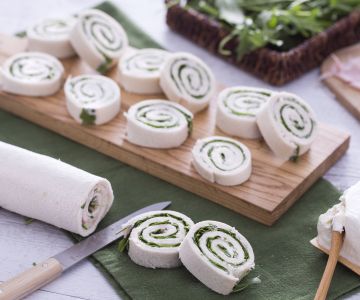Ham- en Rucolarolletjes