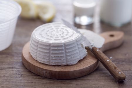 Zelfgemaakte Ricotta