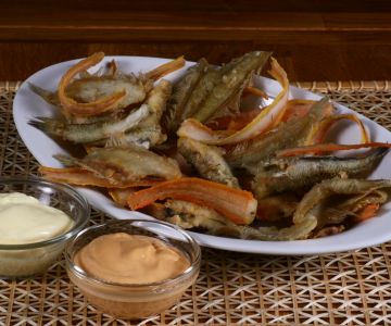 Gemengde Visfrituur van Verse Vangst