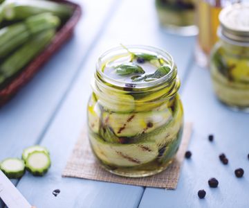 Zoetzure Courgettes