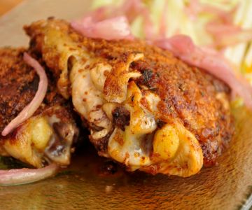 Rustiek kippetje in een korst van Pan Brioche