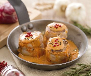 Tournedos met roze peper en zwart zout uit Hawaï