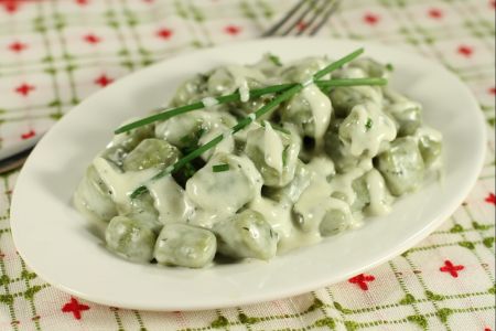 Spinaziegnocchi in taleggiosaus