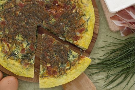 Frittata met heermoes