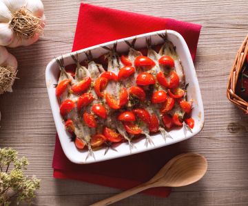 Ansjovis op pizzaiola-wijze