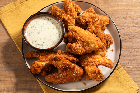 Gefrituurde Kipvleugels