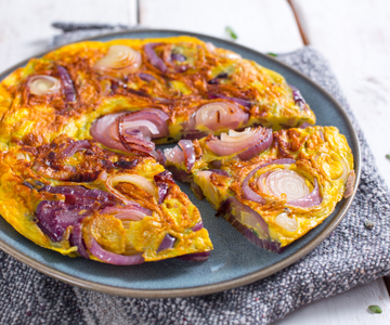 Omelet met uien