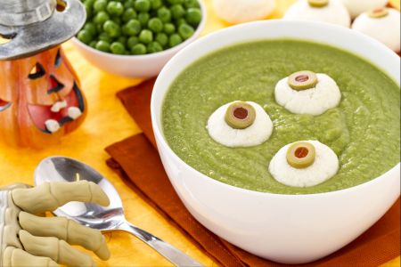 Halloween Pompoensoep met Ogen