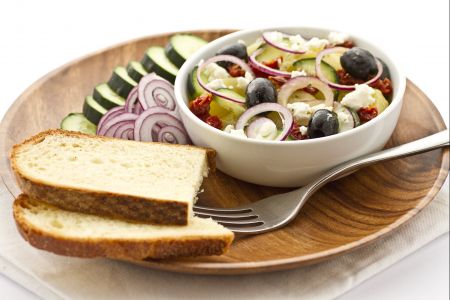 Aardappel- en Komkommersalade