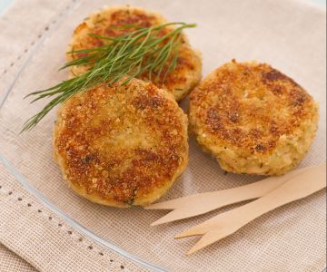 Zalm- en aardappelkroketten