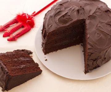 Duivelse chocoladetaart