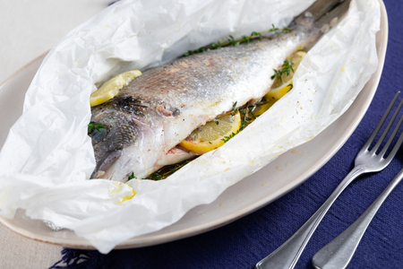 Dorade en papillote