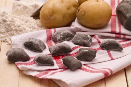 Gnocchi met inktvisinkt