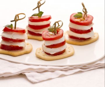 Caprese Torentje op Platbrood