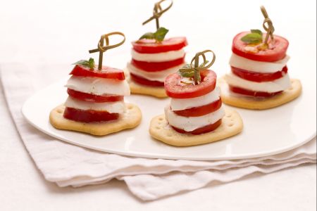 Caprese Torentje op Platbrood