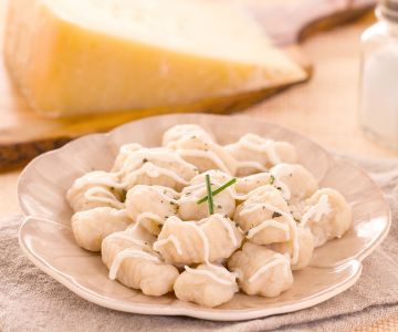 Gnocchi met Asiago-roomsaus