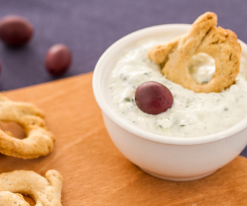 Torcelli met Smyrniotische tzatziki