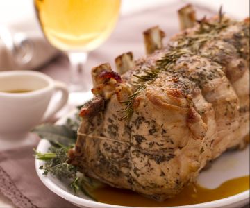 Varkensgebraad met bier