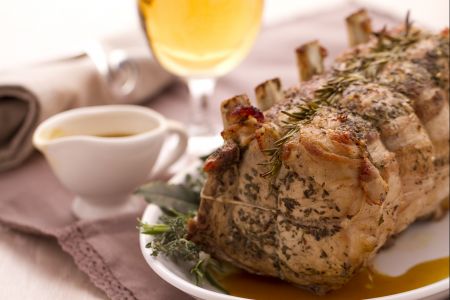 Varkensgebraad met bier