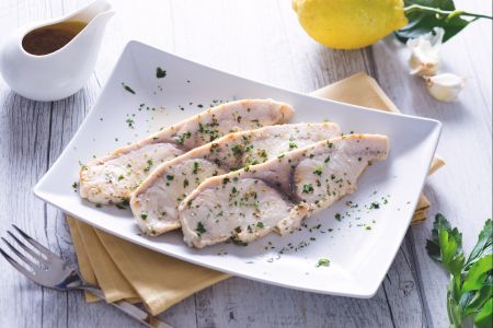 Zwaardvis in salmoriglio