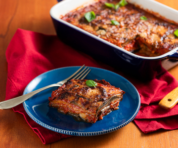 Gegrilde aubergine Parmigiana