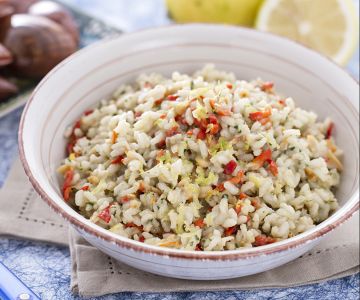 Risotto met schelpdieren