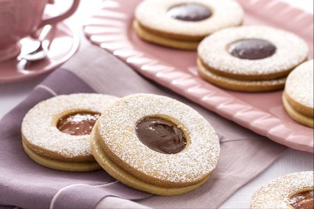 Boterkoekjes met jam