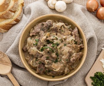 Biefstuk Stroganoff