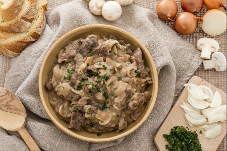 Biefstuk Stroganoff