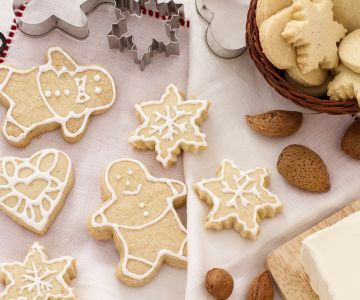 Kerstkoekjes met amandelen